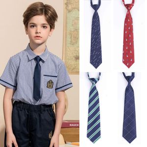 Neck Ties 67cm30cm Tie Kid Children Cartoon Cotton Linen Creativity Fun Gifts Men Lady Student Girls Korean Shirt Gravatas Rubber Tie 230907