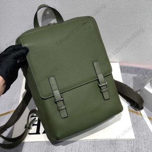 Versão superior da bolsa de mochila masculina bolsa de designer de lowwe marca de couro real para homens e mulheres casais saem da bolsa de ombro de moda