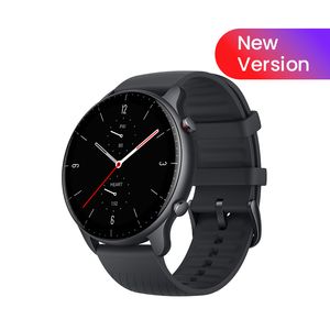 Amazfit GTR 2 Smartwatch with Alexa Built-in, Curved Bezelless Design, Ultralong Battery Life, Black