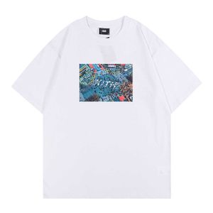 Designer Ins Meichao Kith Street Image Printing Rundhals Kurzarm Herren und Damen Lässiges großes T-Shirt Baumwollpullover