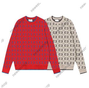 24SS suéter para hombre de lujo suéter de diseñador suéteres con estampado de letras dobles paris mujeres cuello redondo jersey jersey de lana tamaño EE. UU. XS-L