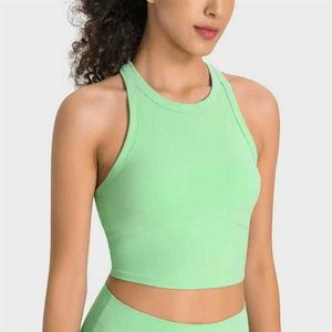 LU-001 Canottiera da yoga Canotte da donna Reggiseno sportivo antiurto Corsa Fitness Abbigliamento da palestra Lady Shirts207E