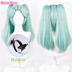 コスプレウィッグアニメレベッカコスプレウィッグアニメコスプレレベッカウィッグ45cm短いシアンヘア耐火合成髪のパーティーウィッグウィッグキャップ230908