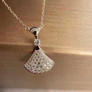 marki luksusowe designerskie naszyjniki dla kobiet 18K złoto miłosne serce różowy lśniący kryształowy diamentowy wisiorka Naszyjnik Choker C281o