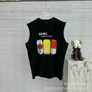 Mens Tank Tops Designer Vest New Easy Pull Can Pattern Printed Couple t shirt Fashion Casual Trend Loose Sleeveless Tank Top BM6S