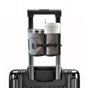 Bag delar tillbehör bagage resekopphållare bärbar dryck caddy väska håll två kaffemuggar rulla på resväska handtag resenär AC277V