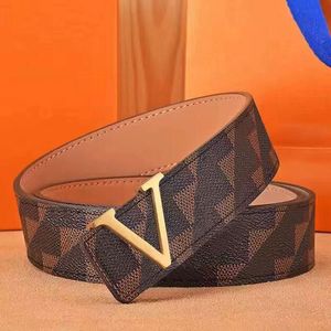 High Quality girdle Smooth Buckle mens belts Luxury fashion brand for men and womens belt Designers Big buckles Printing Business strap classic waistband with box gj