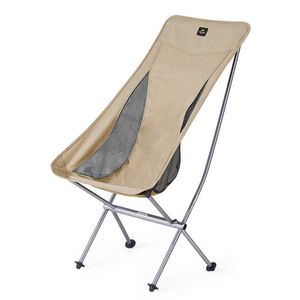 Camp Furniture Naturehike YL05/06 Folding Moon Chair Outdoor Lightweight Camping Chairs Portable Foldable Backrest Stool for Fishing Picnic BBQ HKD230909
