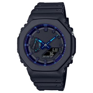 Sport Quarz Herren Digitaluhr Iced Out Uhr Abnehmbare Montage wasserdicht Weltzeit LED-Anzeige Eiche Serie 8 Farben2283