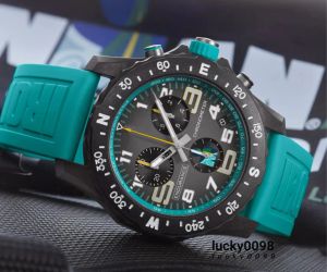 أفضل رجال الفاخرة مشاهدة Quartz Endurance Pro Avenger Chronograph 44mm يشاهد عدة ألوان مطاطية يراقبون ساعات المعصم الزجاجي