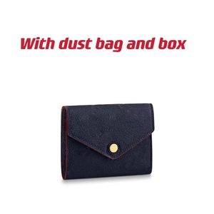 Whole Fashion Style Victorine Litchi Grain Wallet Leder in 6 Farben DAMEN Personalisierung Multifunktionaler Kreditkartenhalter261M