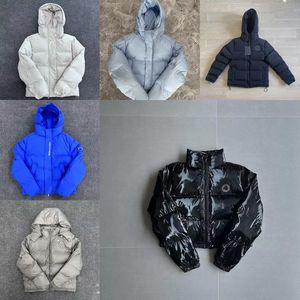 10A giacche invernali da uomo di alta qualità piumino lettera ricamo con cappuccio caldo manica lunga capispalla cappotti da donna paillettes unisex cappotto allentato