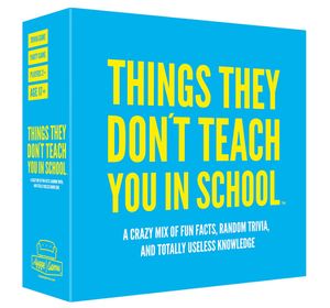 Wholesales Things They Don't Teach You in School Game Party Trivia Game Limited Edition