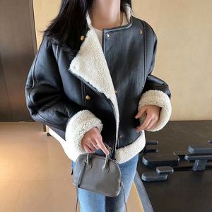 Women's Fur Faux Winter Coat Women Fashion Natural Real Sheep Jacket Merino Wool Thick Warm Turn Down Collar Clothes 230908