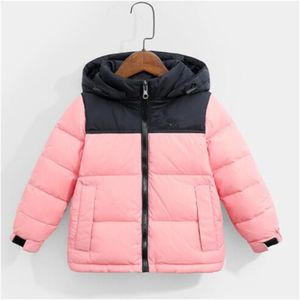 Crianças para baixo casaco de inverno jaqueta moda clássico menino menina bebê outerwear jaquetas com emblema grosso quente outwear casacos parkas designer crianças roupas