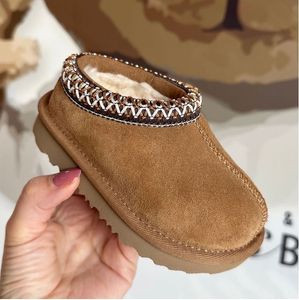 Kids Toddler Tasman II Slippers Tazz Baby Shoes Chestnut Fur Slides Sheepskin Shearling Classic Ultra Mini Boot