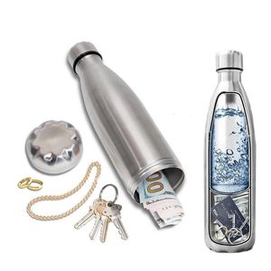 Secret Stash Water Bottle with Pill Organizer & Safe Hiding Spot (750ml)