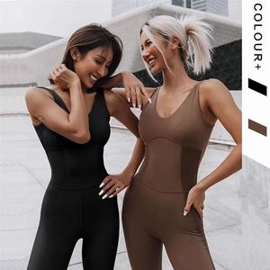 2021 One-piece Sport breathable Clothing Backless Suit Workout Tracksuit Running Tight Dance Sportswear Gym Yoga Set Y957L Y961L S327J