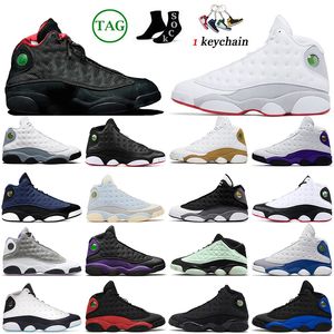 Jumpman 13 13S Męskie buty do koszykówki Hyper Royal French Blue Line Wolf Grey J13s Obsidian Hoded Midnight Black Cat Del Sol Barons Gym Mesh Treaker Treaker