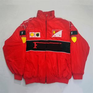 F1 Team Racing Jacket Vestuário Fãs de Fórmula 1 Fãs de esportes radicais Roupas351H