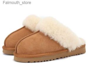 Slippare Fashion-Australia Classic WGG WARM FUR Slippcotton Slippers Män och kvinnors tofflor Korta kvinnors stövlar Snow Cotton US5-10 Q230909