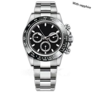 Relógios de alta qualidade homens designer relógio mecânico automático 40mm 904l pulseira de aço inoxidável safira lente mergulho à prova d 'água relógios Montre de Luxe