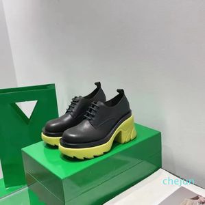 Роскошные женские туфли на высоком каблуке и платформе, повседневные туфли на шнуровке в стиле Instagram с полным пакетом логотипов