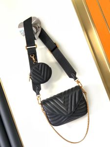 2023 Luxury Fashion Handtasche Top Design Designer -Tasche Täglich vielseitig kleine frische Metallkette One Schultermessengertasche