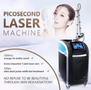 Bezpośredni wynik 3500 watów usuwanie tatuażu pico laserowe pigment piegi usuwanie 755 mm 1064mm 532 mm skóra whiten ance leczenie pikosekundowe laserowe maszynę do kosmetyków