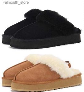 Slippers Fashion-Australia Classic WGG WRAD FUR SLIPPCOTTON SLIPPERS MEN و WOMENS SLIPPERS Short Women’s Boots Cotton Q230909