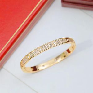 High end screwdriver torque bangle designer bracelet fashionable men's and women's cuffs 18K gold Valentine's Day g2837