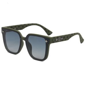 Sonnenbrille Designer Fashion Luxus Original Originaler klassischer Quadrat -Sonnenbrillen für Frauen in polarisierten leichten modischen Trend Sport Fahrt großer Rahmen Runde