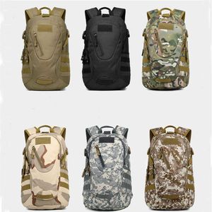 Molle Camouflage Backpack Canvas Military Bags Tactico Hunting Pack Tactical Sport Travel Backpack Zipper Cargo SWAT Bag Bolsa Q07336i