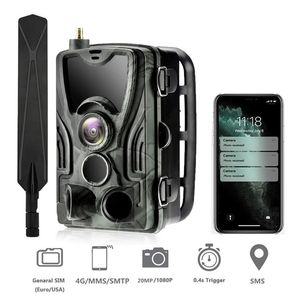 Câmeras de caça Suntekcam HC-801 série APP Controle 4G 20MP 1080P Trail Camera Wireless Wildlife 0 3S Trigger Night Vision 2209232810