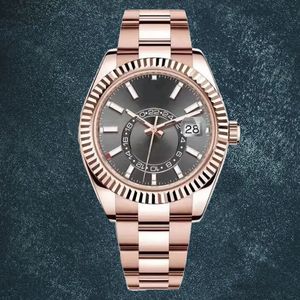 Relógio de luxo masculino relógio novo Sky Dweller Platinum Blue Dial 41mm Silver Jubilee Watch masculino relógio automático designer relógios femininos