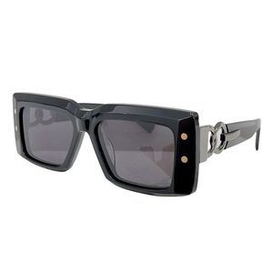 Designer-Brille, Luxus-Designer-Sonnenbrille BPS 145A, Verbundmetall, Damenmode, großer Rahmen, quadratisch, BPS 145A, übergroße Brille, Vintage-Brille aus Büffelhorn