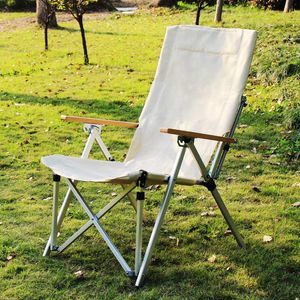 Camp Furniture Aoliviya Sh New Wholesale Sun Lounger Aluminum Alloy High Folding Set Ultralight Picnic Portable Beach Sea Dog Chair Liftin HKD230909