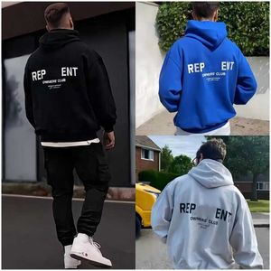 Representado 23ss Reprreesent Moletons Designer Representdesigner Hoodie Carta Maré Masculina Marca High Street Casual Casal Solto Hellstar Hoodie W2