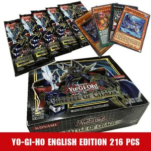 Suplemento de pacote de cartas em inglês Yu-gi-oh -Oh 216 cartas de batalha em inglês Yu-Gi-Oh R230909