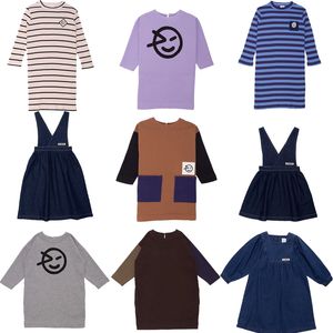 Girl's Dresses 2023 Autumn Kids Dress Wyn Brand Girls Cute Print Long Sleeve for Baby Toddler 230909