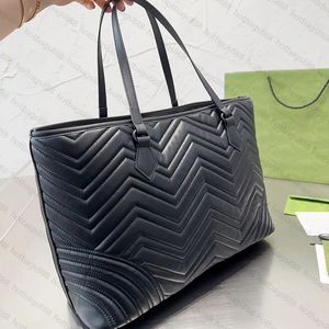 Totes designer handväska kvinnor toppkvalitet svart tygväska läder stora kapacitet shopping väskor modeväska kvinnors handväska handväska 38 cm