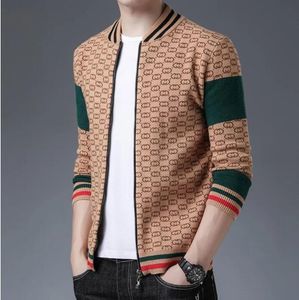Designer -Männer -Pullover Strick -Strickjacke koreanischer Stil Schlanker Trend Casual Jacken Top Kleidung