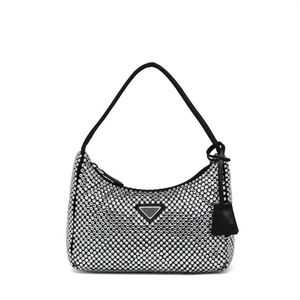 Latest Diamond Women Shoulder Bag 2021 Summer 8 Color Underarm Purses Fashion Lady Designers Luxurys Brand Handbags Bling Nylon Hi211G