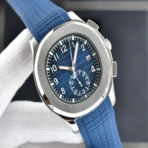 Butikowy zegarek męski automatyczny mechaniczny silikonowy zespół zegarek srebrny 42 mm luksusowy moda2437