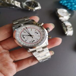 Vintage horloge eeuwigdurende Paul Newman VK63 beweging quartz stopwatch mannelijke klok roestvrij staal herenhorloges 37 mm horloges R86284F