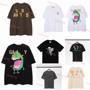 Designer Summer Short Sleeve Tshirt Mens T Shirt Galleries Tee Depts T-shirts Black White Fashion Men Women Tees with Letters Luxury T-shirt Brand T Shirt Clothing #11