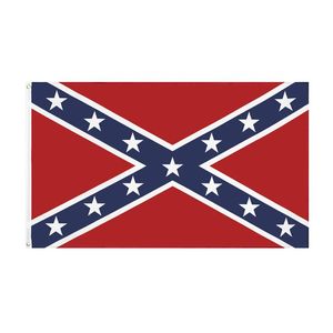 Johnin 3x5fts Confederate Rebel Flag Dixie USA Civil War of Northern Virginia American 90x150cm3007