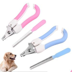 Dog Grooming Professional Pet Cat Nail Clipper Cutter Trimmer With Sickle Stainless Steel Scissors Clippers For Pets Claws Dogs Drop D Dhmt6