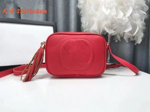 2024 KLASSYCZNY PROJEKTACJA Luksusowe torebki torebki Portferę Portrebka Kobiety Crossbody Tassel Soho Bag Disco Torka na ramię Fringed Messenger Portse 22 cm z koszem na śmieci