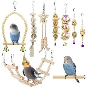 Other Bird Supplies 15985 Pcs Chewing Toy Funny Cotton Rope Parrot Bite Resistant Cockatiels Parakeet Training Accessories Cage 230909